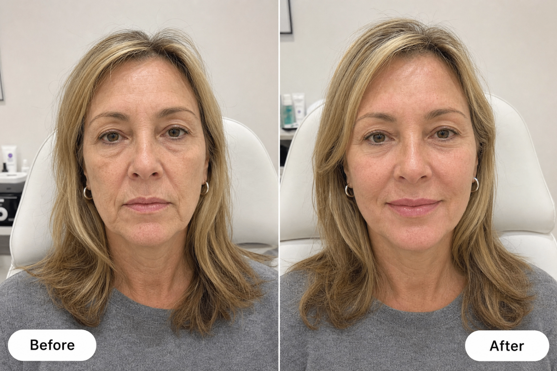 Before and after result 1